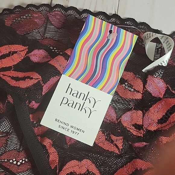 HANKY PANKY Kissing Vkini Panties NWT Large - Picture 5 of 8